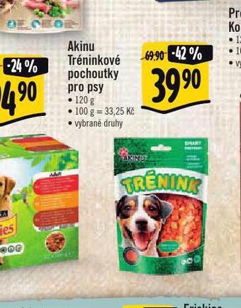 Albert Akinu tréninkové pochoutky pro psy nabídka