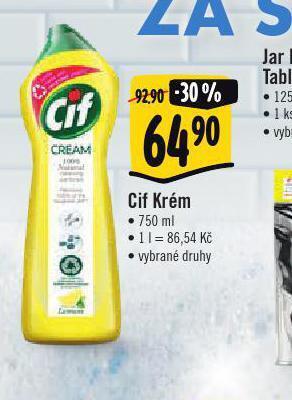Albert Cif krém nabídka