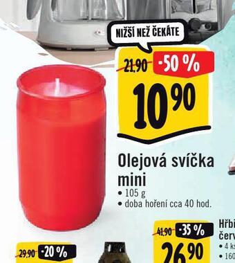 Albert Olejová svíčka nabídka