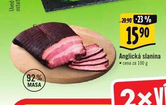 Albert Anglická slanina nabídka