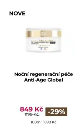 Noční regenerační péče Anti-Age Global