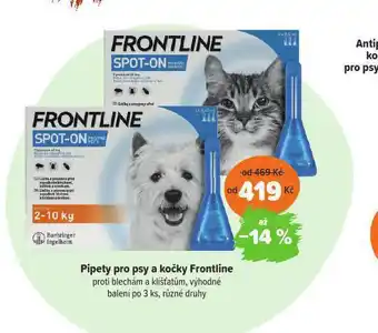 Pet Center Pipeta pro psy a kočky frontline nabídka