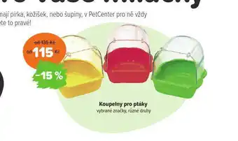Koupelny pro ptáky