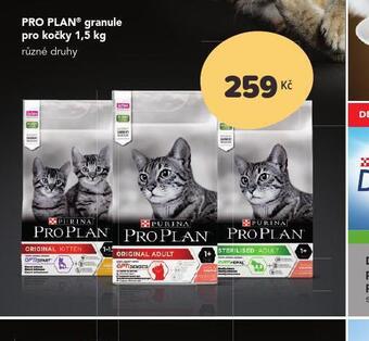 Pet Center Pro plan granule pro kočky nabídka