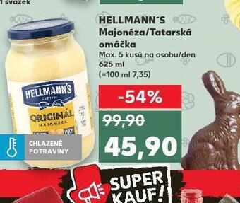 Kaufland Hellmann´s tatarská omáčka, majonéza nabídka