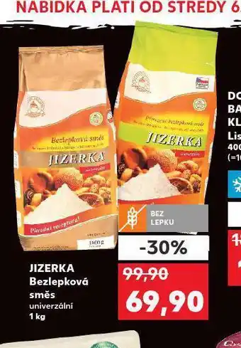 Kaufland Jizerka bezlepková nabídka