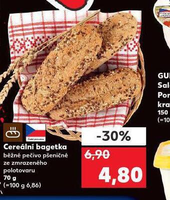 Kaufland Cereální bagetka nabídka