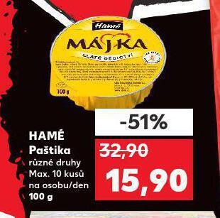 Kaufland Hamé paštika nabídka