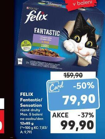 Kaufland Felix kapsičky pro kočky nabídka