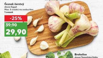 Kaufland Česnek čerstvý nabídka