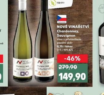 Kaufland Nové vinařství chardonnay nabídka