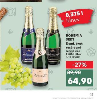 Kaufland Bohemia sekt nabídka