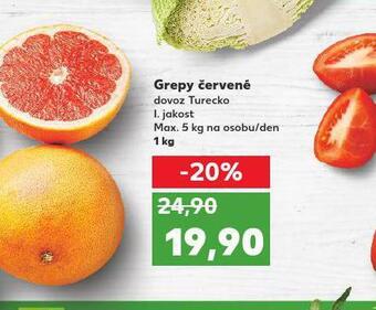 Kaufland Grepy červené nabídka