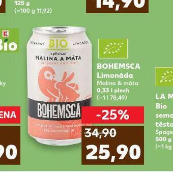 Kaufland Bohemsca limonáda nabídka