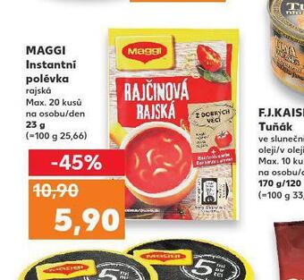 Kaufland Maggi instantní polévka nabídka