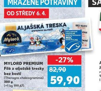 Kaufland Mylord premium filé z aljašské tresky nabídka