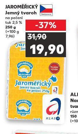 Kaufland Jaroměřický jemný tvaroh nabídka