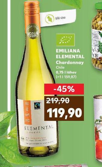 Kaufland Emiliana elemental chardonnay nabídka