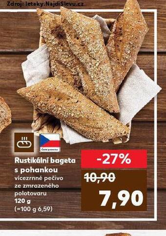 Kaufland Rustikální bageta s pohankou nabídka