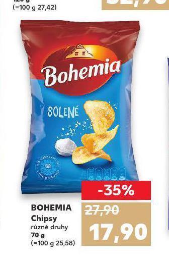 Kaufland Bohemia chipsy nabídka
