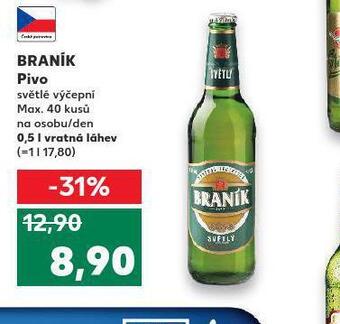 Kaufland Pivo braník nabídka