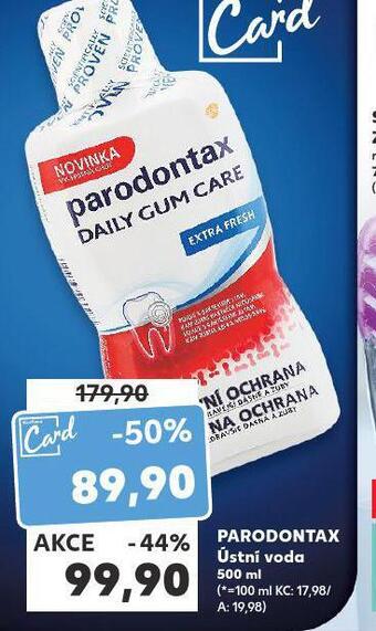Kaufland Parodontax ústní voda nabídka