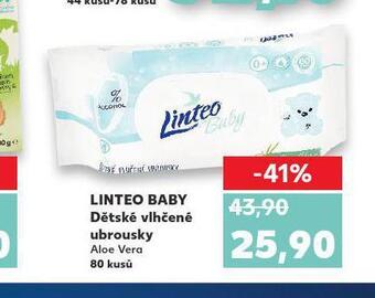 Kaufland Linteo baby dětské vlhčené ubrousky nabídka
