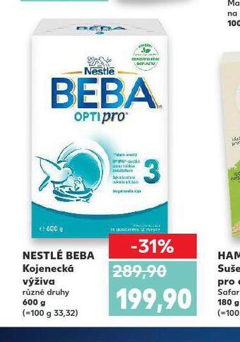 Kaufland Nestlé beba kojenecká výživa nabídka