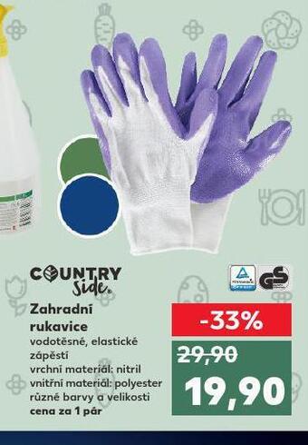 Kaufland Zahradní rukavice nabídka