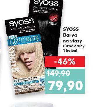 Kaufland Syoss barva na vlasy nabídka