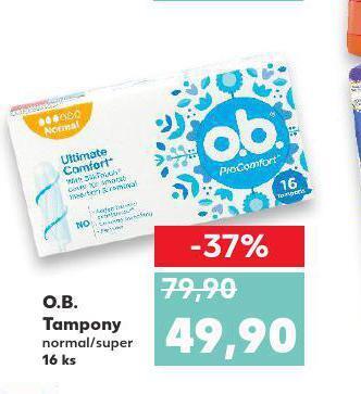 Kaufland O.b. tampony nabídka