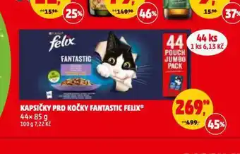 Penny Market Kapsičky pro kočky felix fantastic nabídka