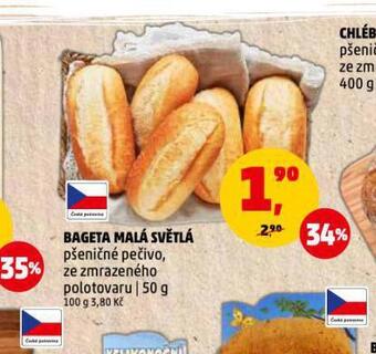 Penny Market Bageta malá nabídka