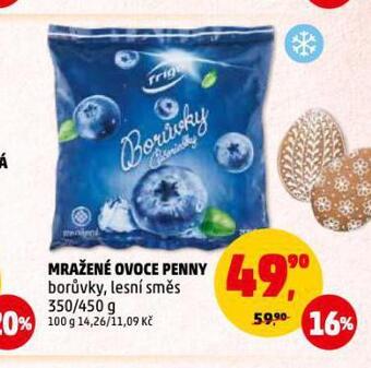 Penny Market Mražené ovoce nabídka