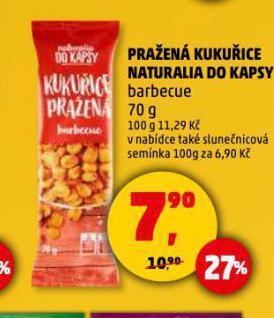 Penny Market Pražená kukuřice nabídka