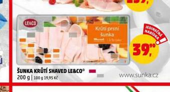 Penny Market Šunka krůtí nabídka