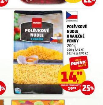 Penny Market Polévkové nudle nabídka