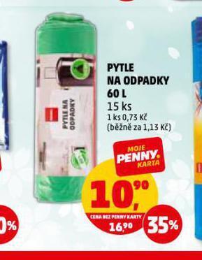 Penny Market Pytle na odpadky nabídka