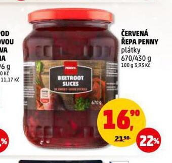 Penny Market Červená řepa nabídka