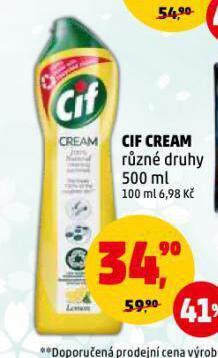 Penny Market Cif cream nabídka