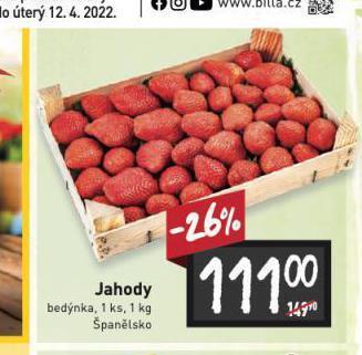 Billa Jahody nabídka