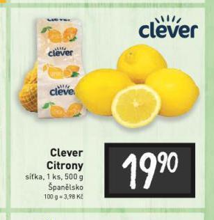 Billa Clever citrony nabídka