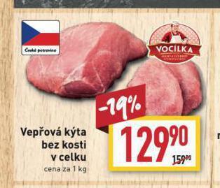 Billa Vepřová kýta nabídka