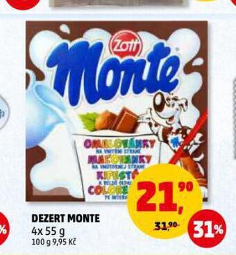 Penny Market Dezert monte nabídka