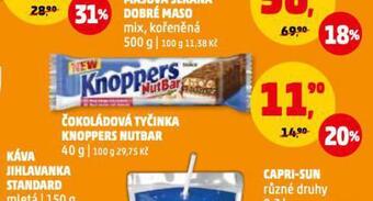 Penny Market Čokoládová tyčinka knoppers nutbar nabídka