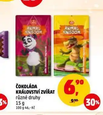 Penny Market Čokoláda království zvířat nabídka