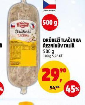 Penny Market Drůbeží tlačenka nabídka