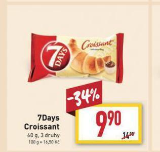 Billa 7days croissant nabídka