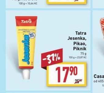 Billa Tatra, jesenka, pikao, piknik nabídka