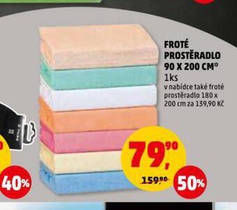 Penny Market Froté prostěradlo nabídka